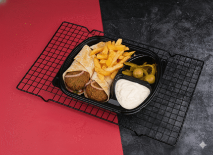 صاج فلافل مع فنكر